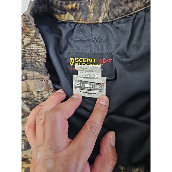 Scent Blocker Plus Insulated Men Large Woodland Camo Hunting Pants Size Large - Picture 8 of 11